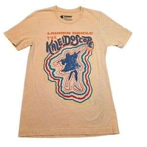 Lauren Daigle The Kaleidoscope Tour Graphic T-Shirt Tan Small Concert Merch Spot
